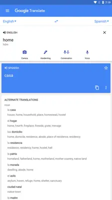 Google Translate android App screenshot 10